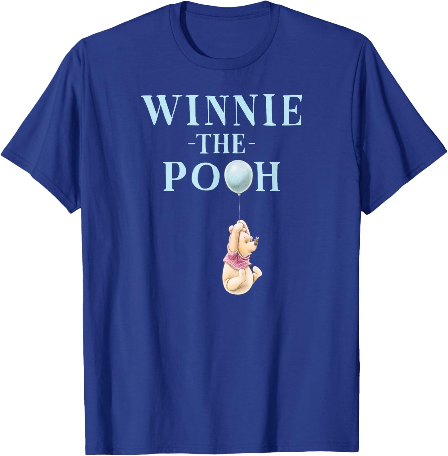 Winnie the Pooh - Pooh With Blue Balloon T-Shirt - T-Shirt | Royal