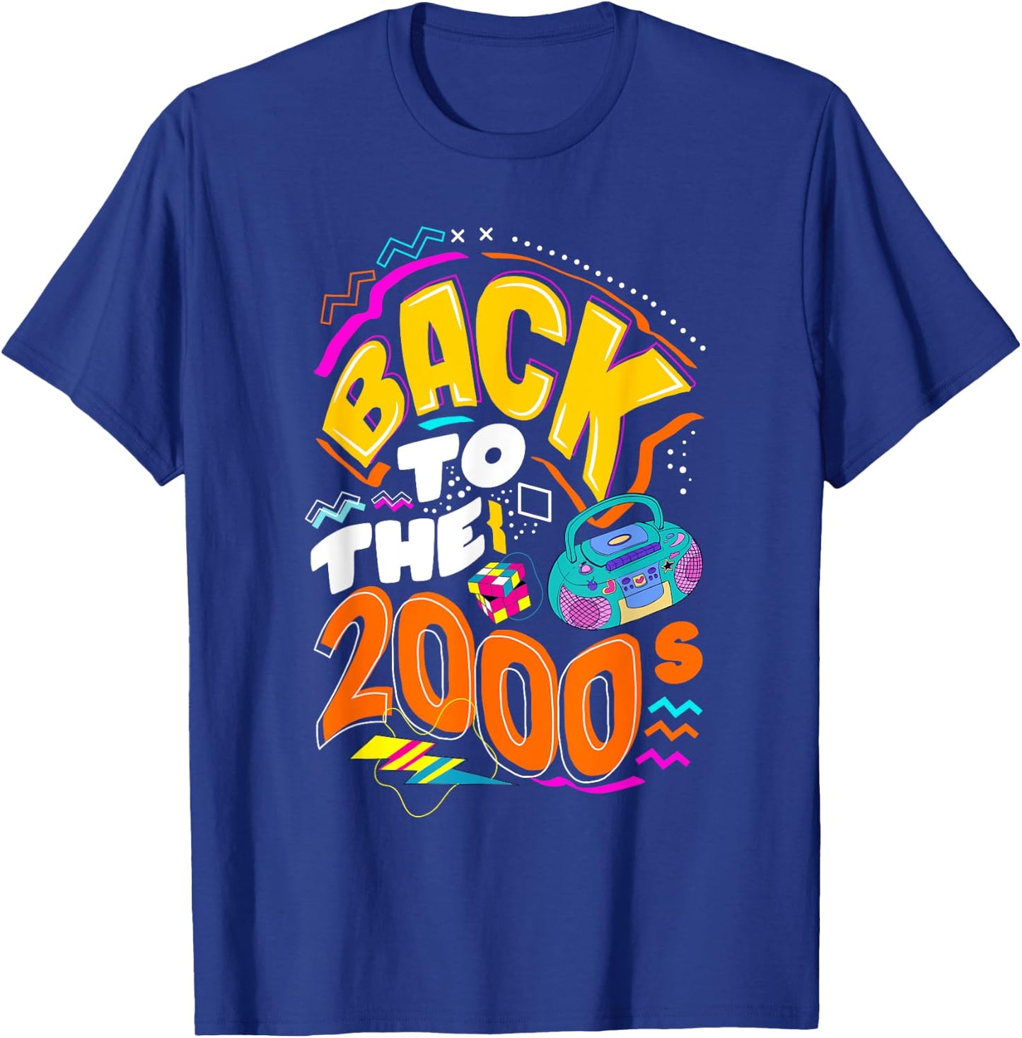 Back to the 2000's vintage two-thousands retro 00s T-Shirt - T-Shirt | Royal