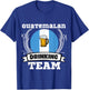 Guatemala Flag Drinking Team Funny Beer Heritage Month Party T-Shirt - T-Shirt | Royal