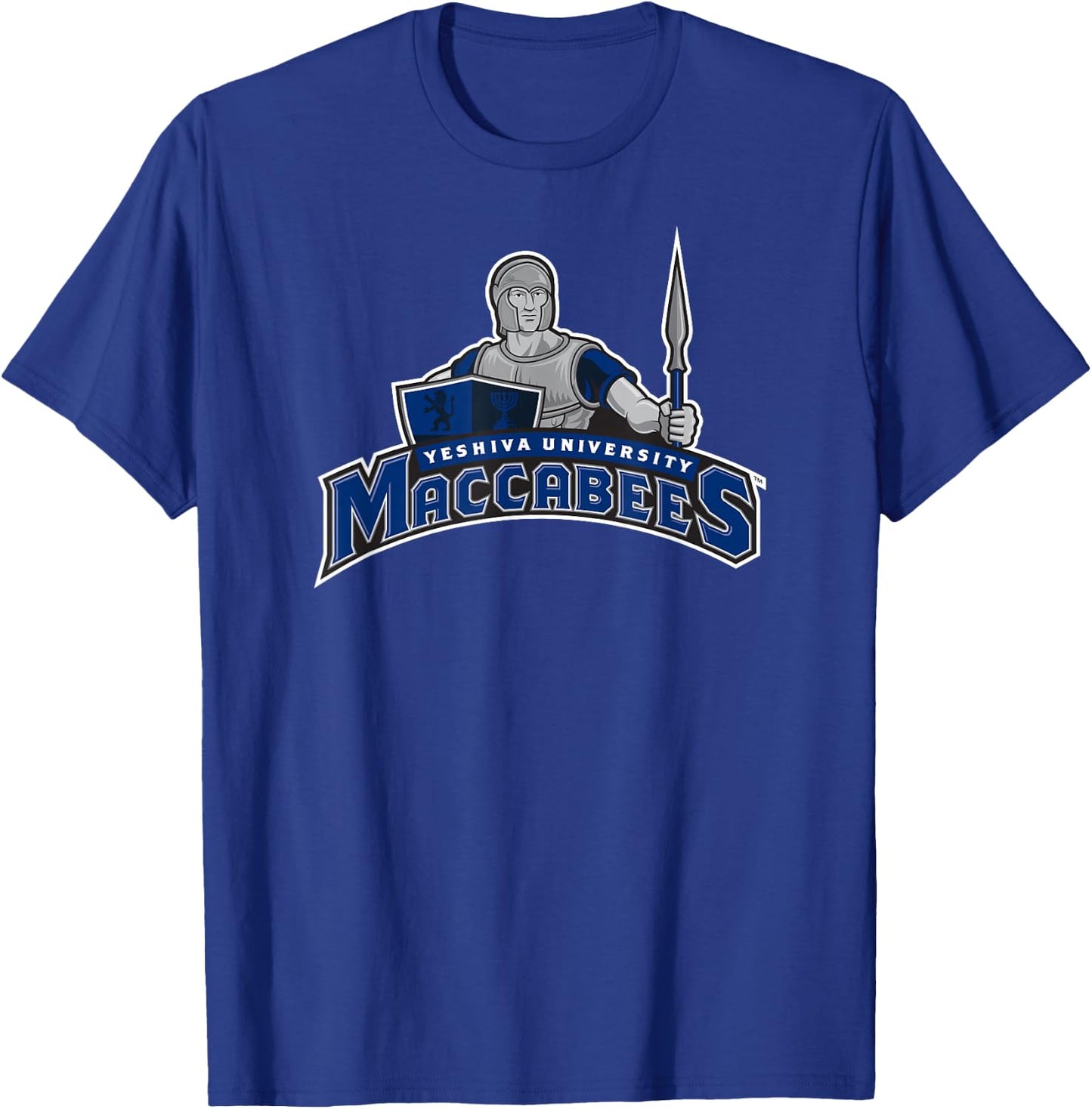 Yeshiva University Maccabees Logo T-Shirt - T-Shirt | Royal