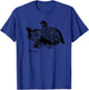 Bobwhite Northern Bobwhite Quail T-Shirt - T-Shirt | Royal