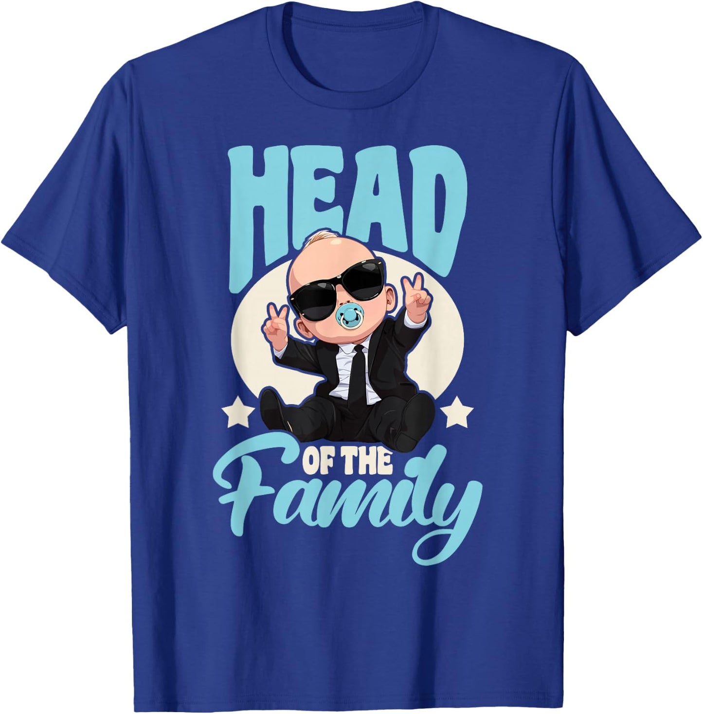 Baby Boss Head of The Family Like A Boss Kids T-Shirt - T-Shirt | Royal