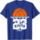 23 Years Basketball 23rd Birthday T-Shirt - T-Shirt | Royal