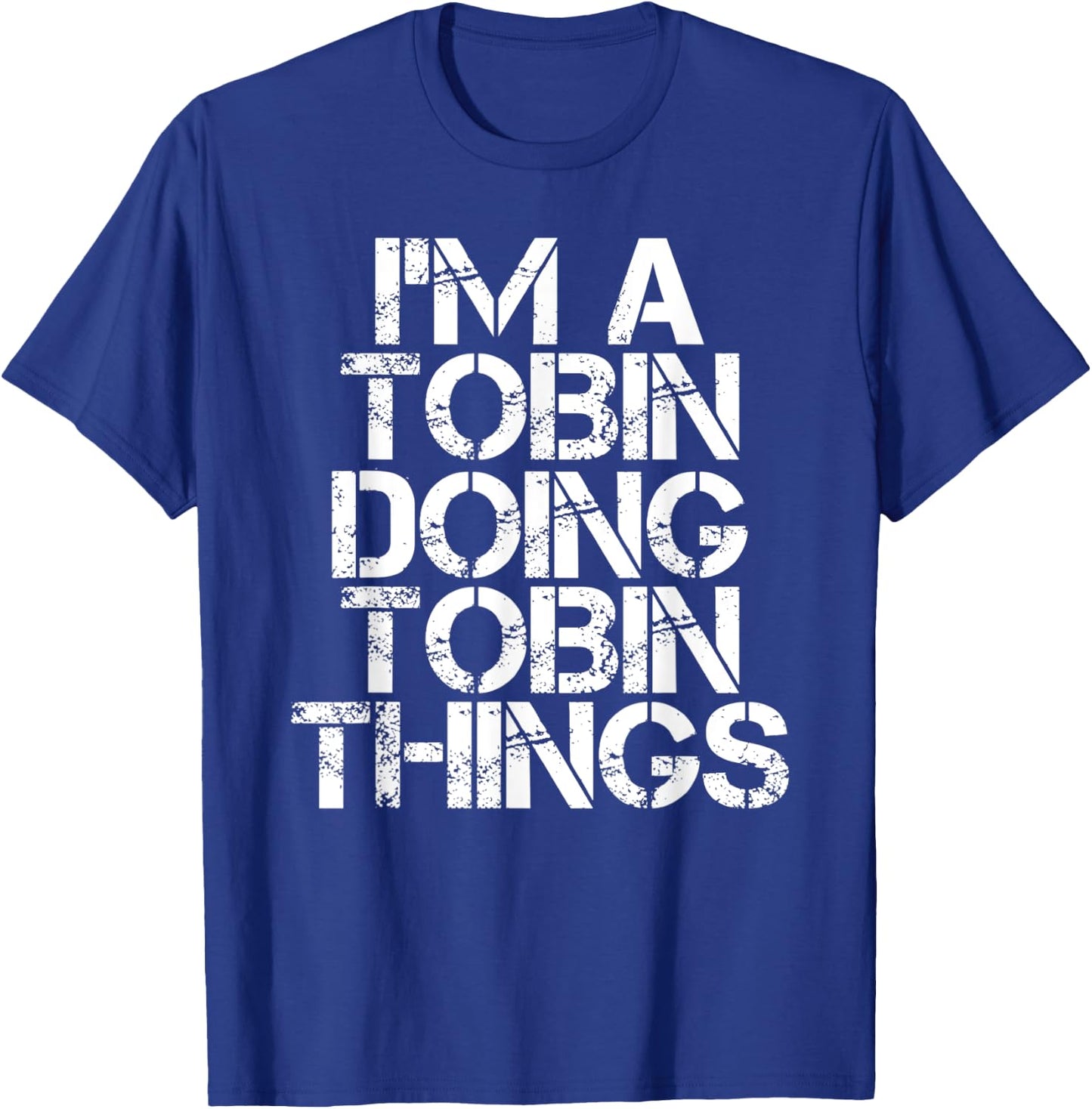 TOBIN Funny Surname Family Tree Birthday Reunion Gift T-Shirt - T-Shirt | Royal