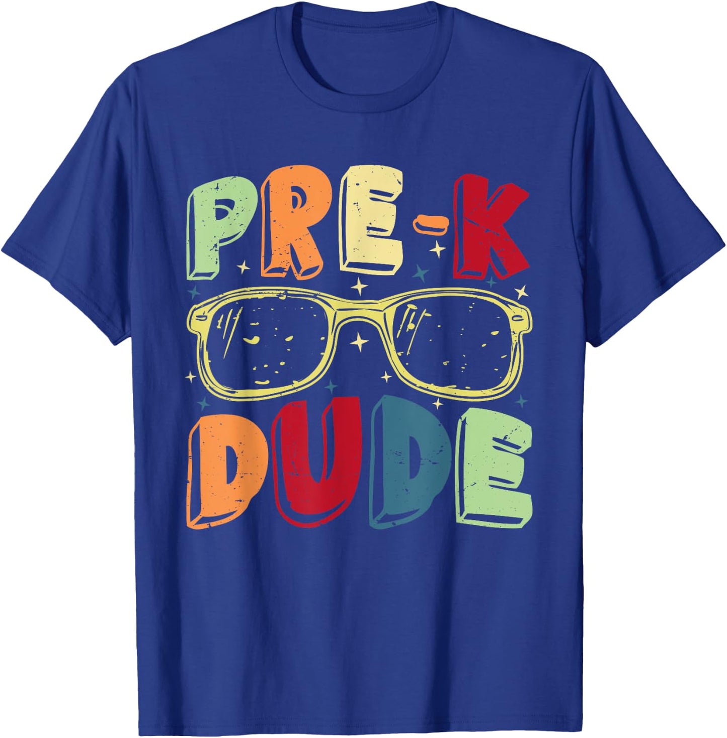 Pre-K Dude First Day of Preschool Back to School Pre-K Kids T-Shirt - T-Shirt | Royal