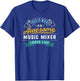 Funny Music Mixer Shirt Awesome Job Occupation Graduation T-Shirt - T-Shirt | Royal