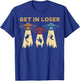 Get In Loser Alien UFO Funny Alien UFO's Bigfoot Hunters T-Shirt - T-Shirt | Royal