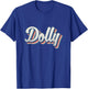 Dolly Merch Youth Vintage Women First Name Dolly T-Shirt - T-Shirt | Royal
