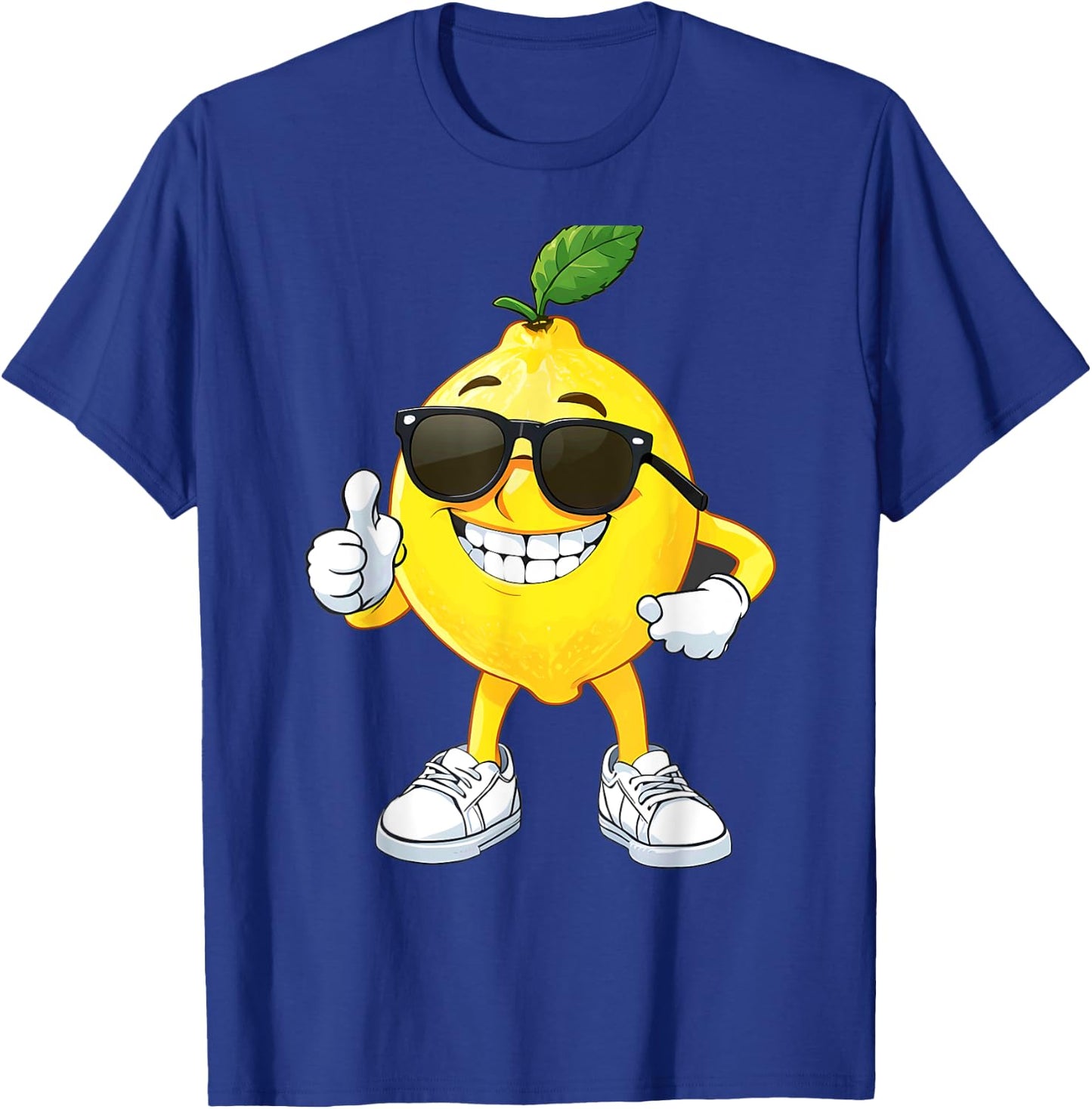 Happy Lemon Wearing Sunglasses Halloween Costume T-Shirt - T-Shirt | Royal