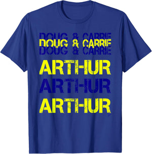 Doug and Carrie - Arthur Funny Valentine's Day Gift T-Shirt - T-Shirt | Royal