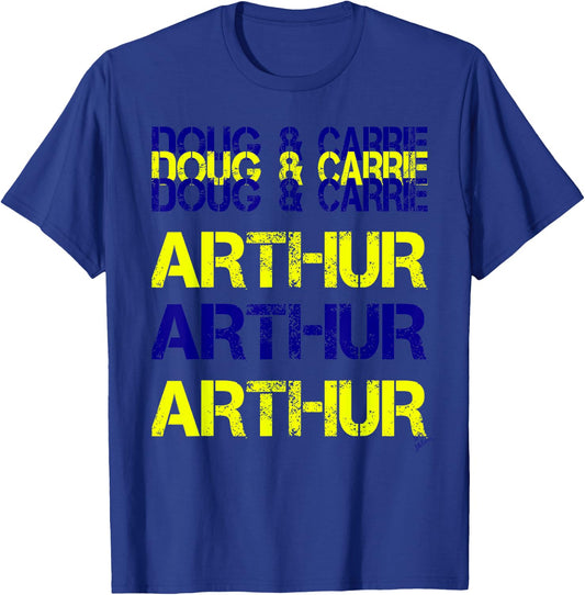 Doug and Carrie - Arthur Funny Valentine's Day Gift T-Shirt - T-Shirt | Royal