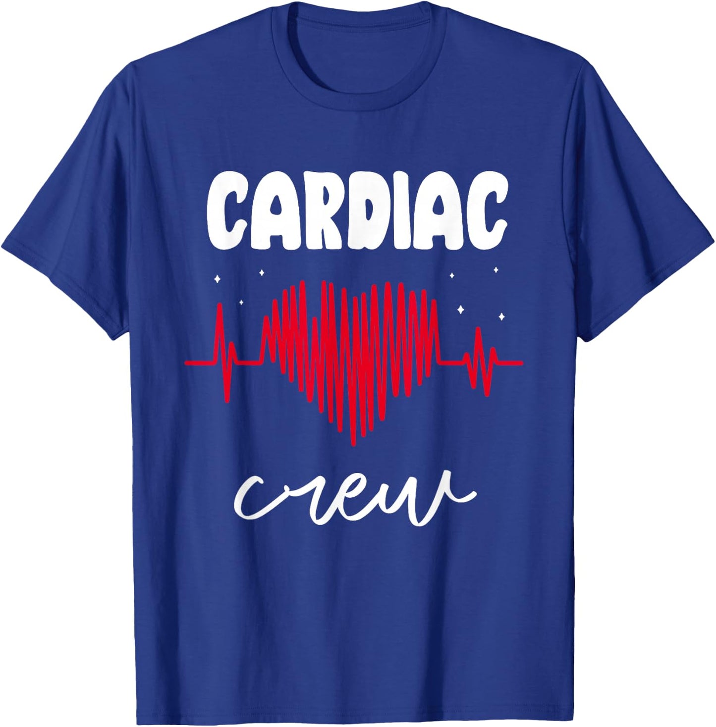 Heart Crew Cardiology Nursing Heart Nurse T-Shirt - T-Shirt | Royal