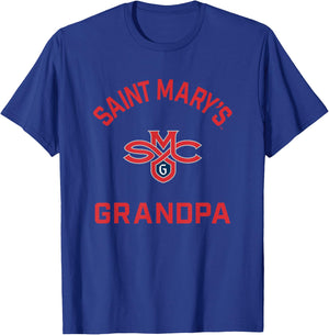 Saint Mary's College Gaels Arched Grandpa T-Shirt - T-Shirt | Royal