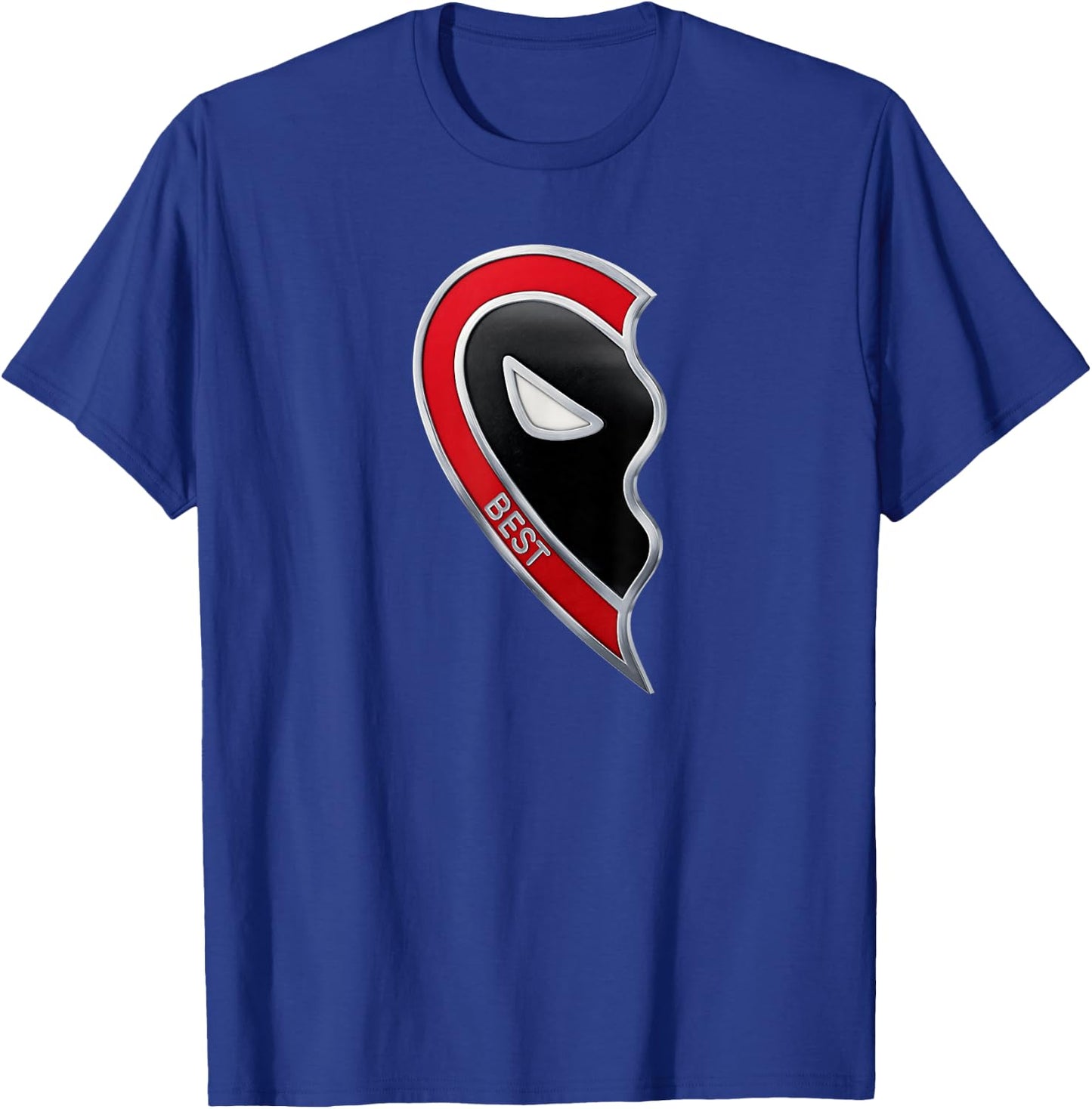 Marvel Studios Deadpool & Wolverine Best Friends Heart Left T-Shirt - T-Shirt | Royal