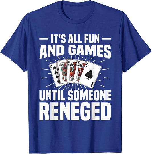 Spades Player Card Game Lover Set Playing Cards Spades T-Shirt - T-Shirt | Royal