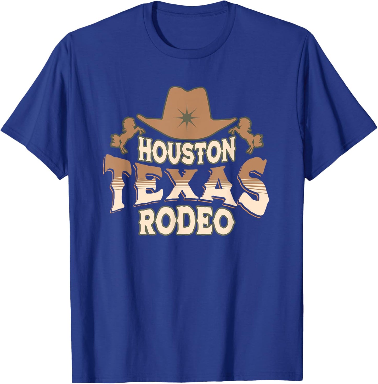 Houston Texas Livestock Show and Rodeo T-Shirt - T-Shirt | Royal
