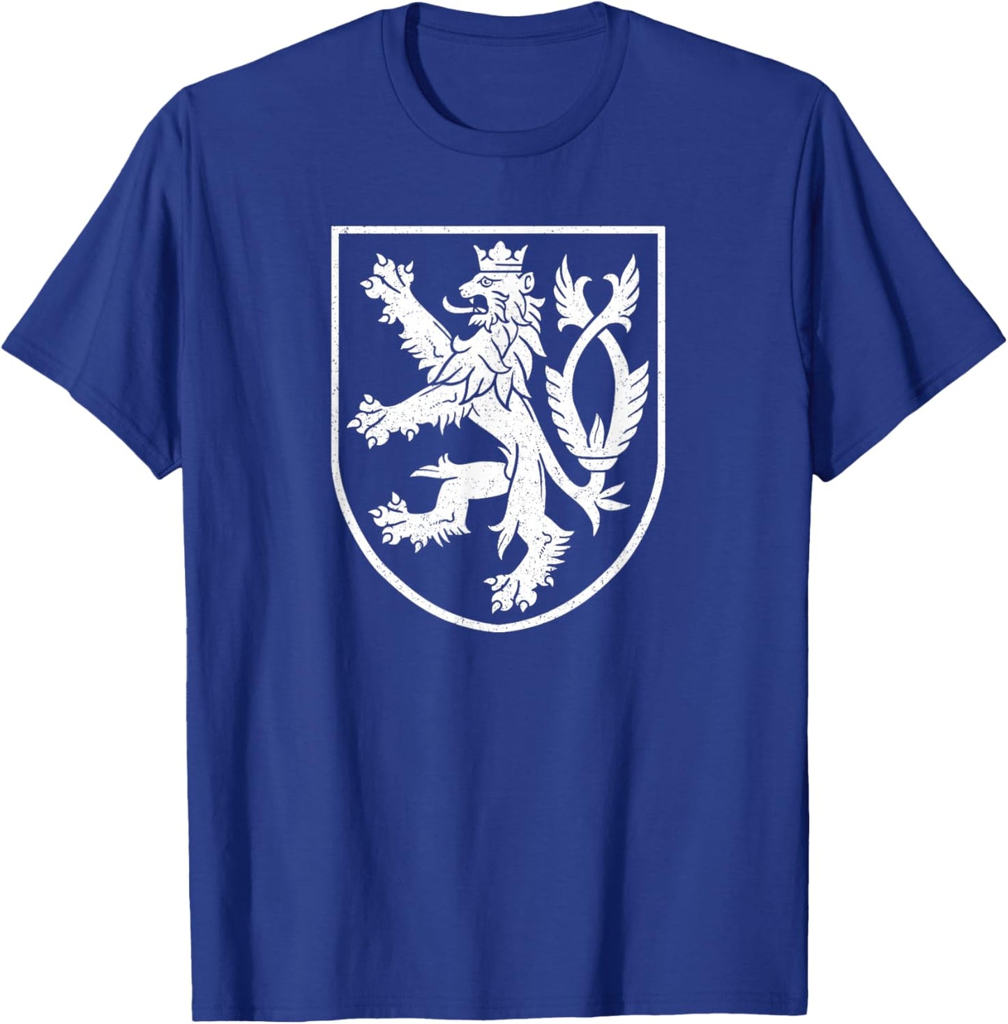 Czech Republic Lion Symbol Czechia Coat of Arms Flag Shield T-Shirt - T-Shirt | Royal