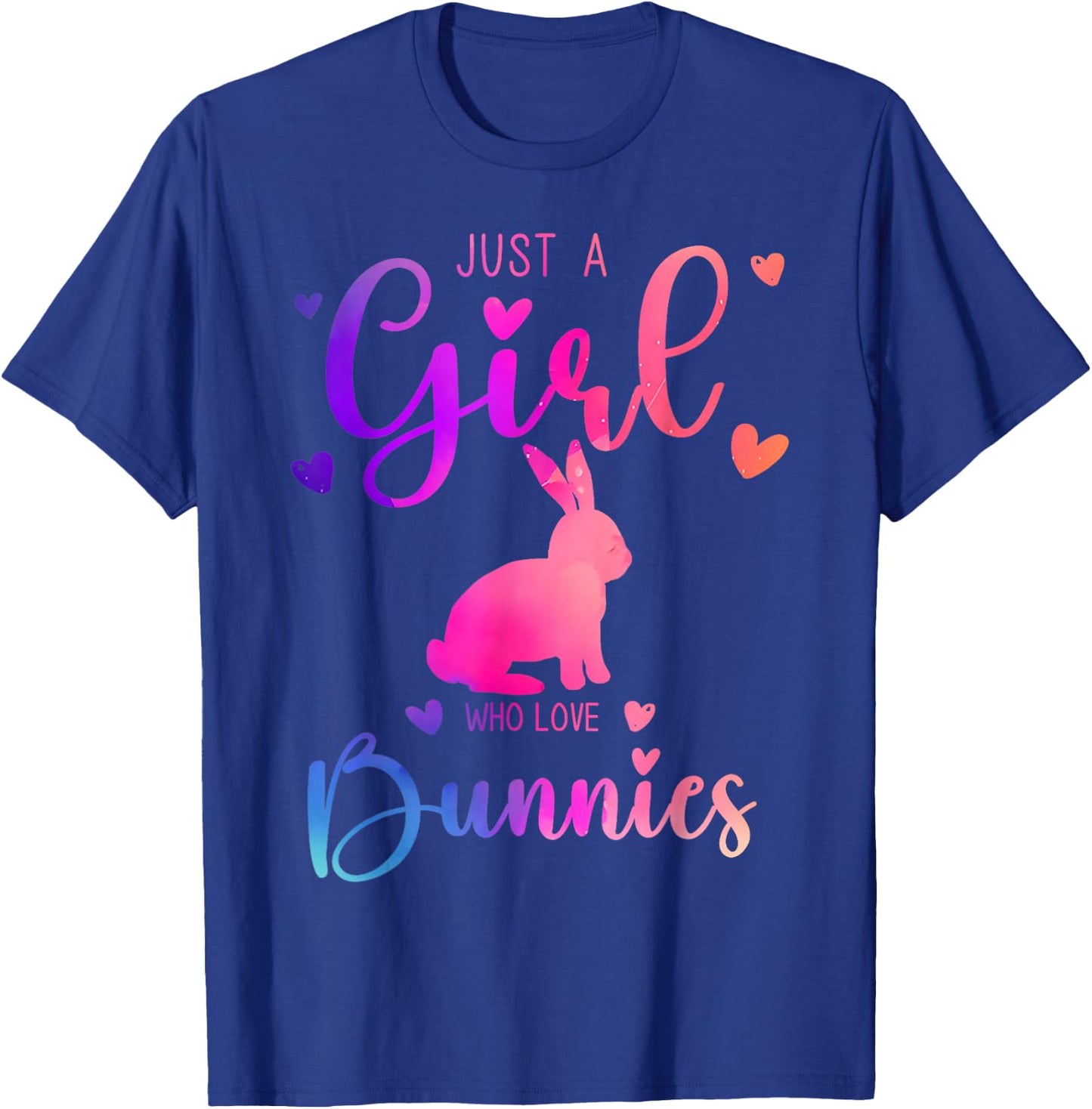 Just a Girl Who Loves Bunnies Dress and Kids T-Shirt - T-Shirt | Royal