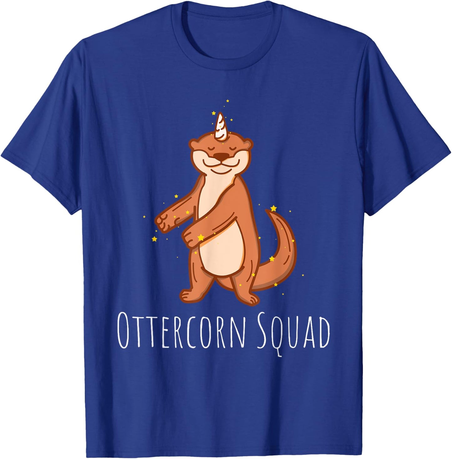 Flossing Otter Unicorn: Cute Ottercorn Squad Gift T-Shirt - T-Shirt | Royal