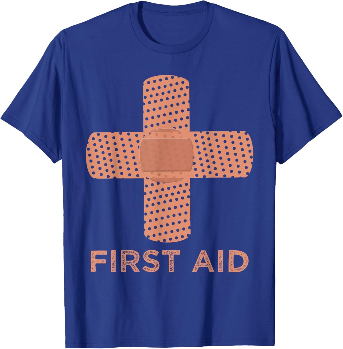 First Aid Cross Medic Symbol Emergency Nurse Gift T-Shirt - T-Shirt | Royal