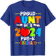 Proud Aunt Of 2024 Pre-K Graduate Mothers Day Graduation T-Shirt - T-Shirt | Royal