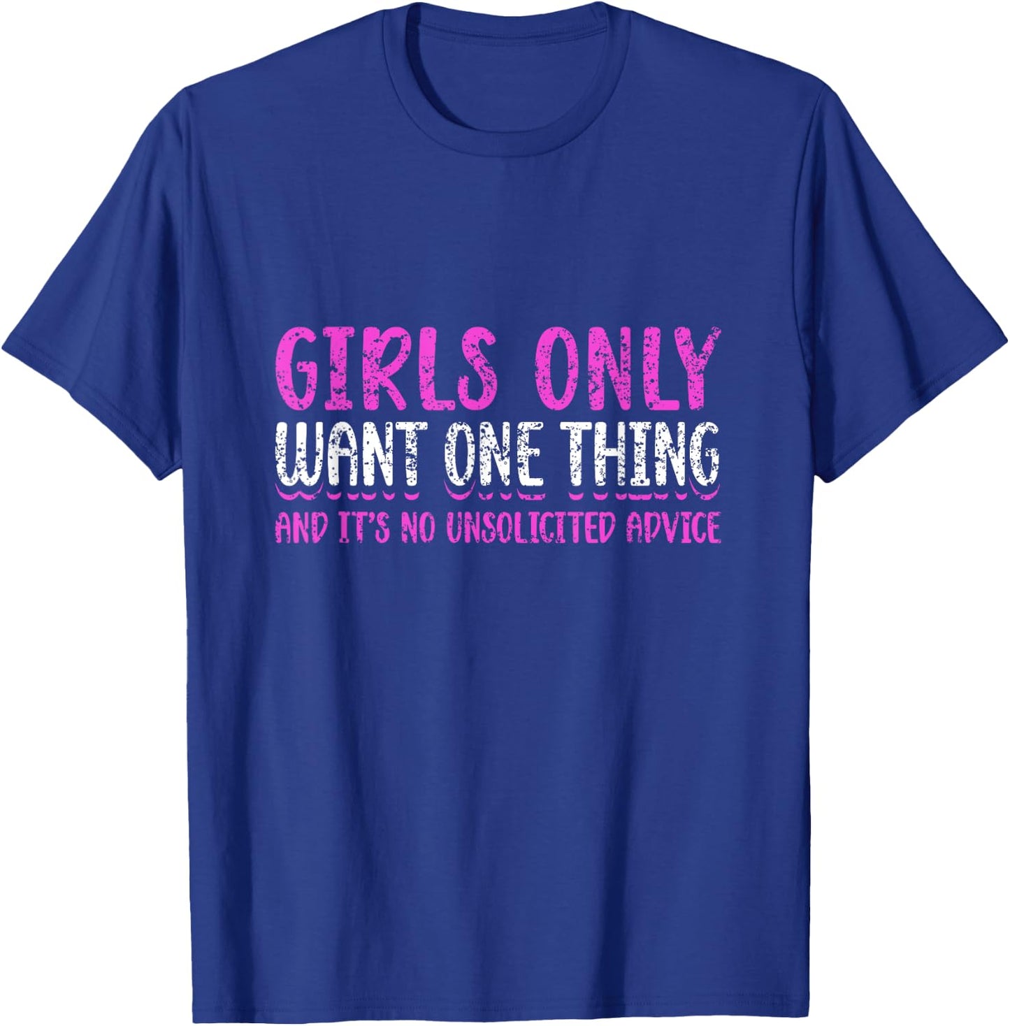 Unsolicited Advice Woman Mom Women Girls Girl Mother Mommy T-Shirt - T-Shirt | Royal