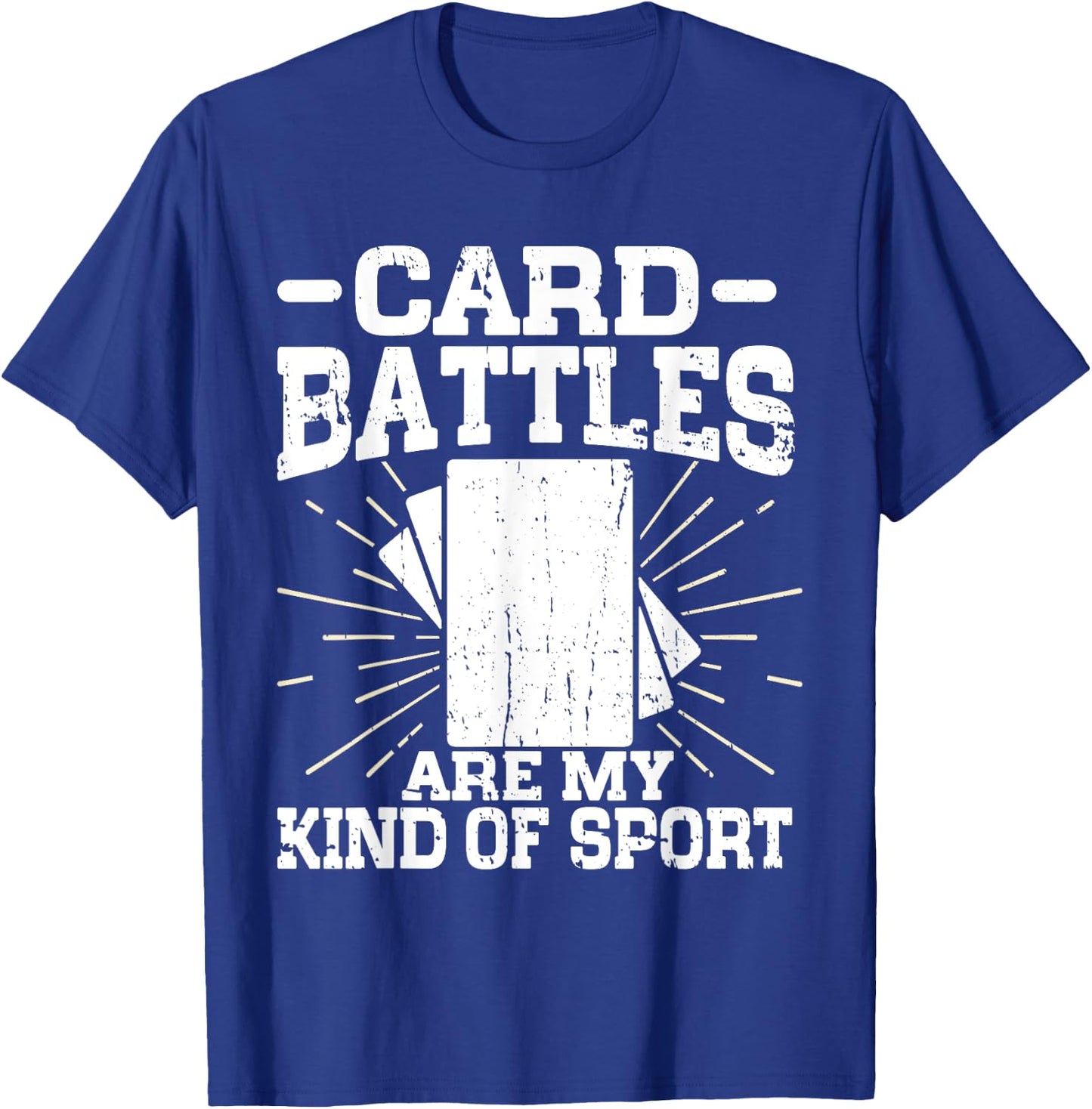 Card Battles are my kind of Sport Trading Card T-Shirt - T-Shirt | Royal