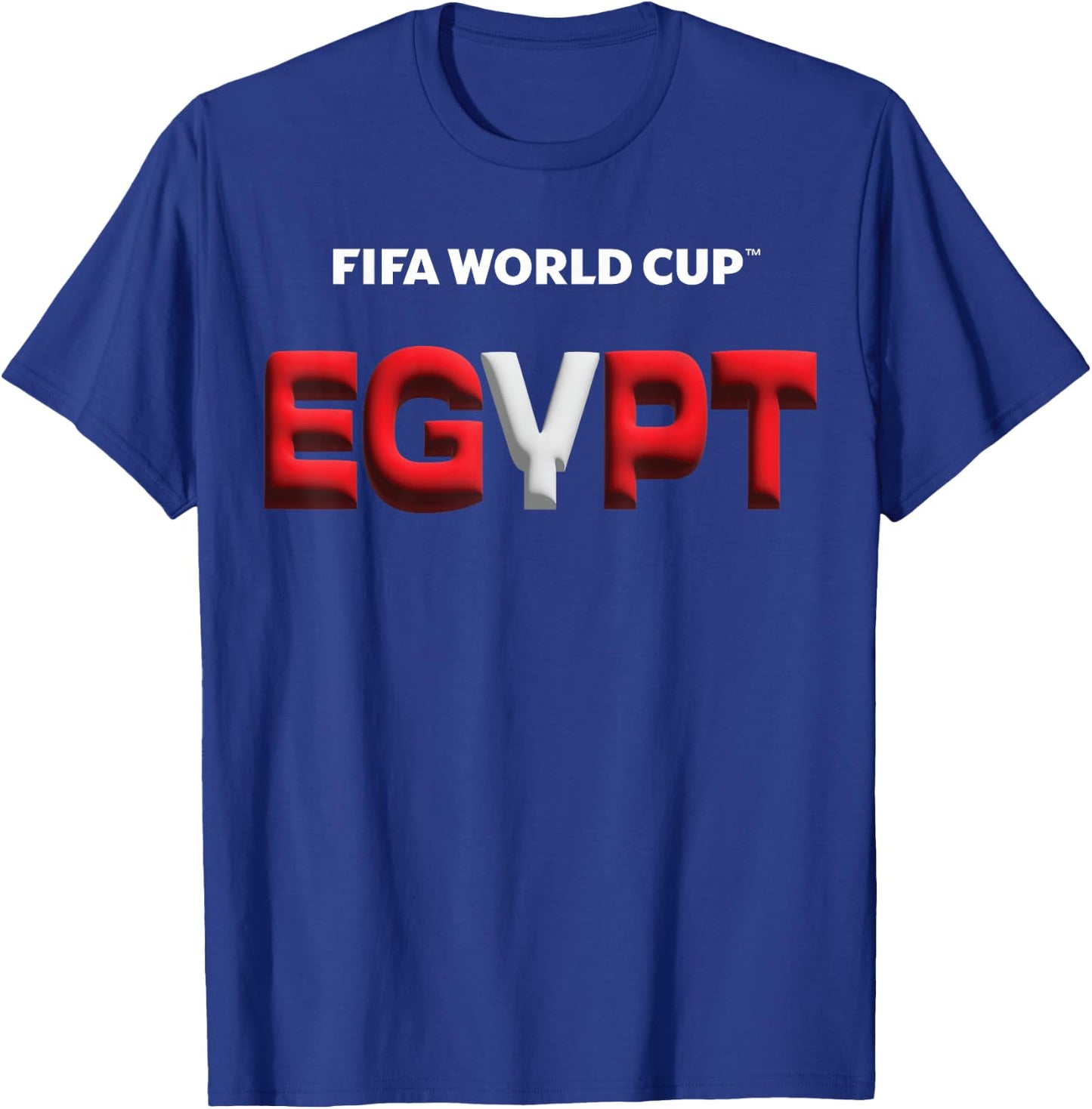 FIFA World CUP26 Egypt Bubble Color T-Shirt - T-Shirt | Royal