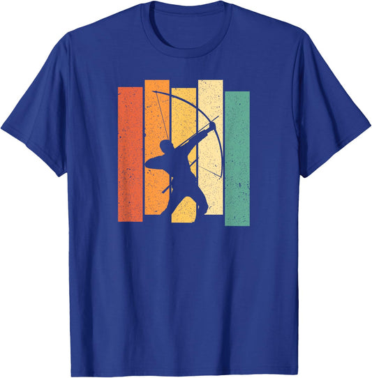 Retro Archery Design for Archer Men T-Shirt - T-Shirt | Royal