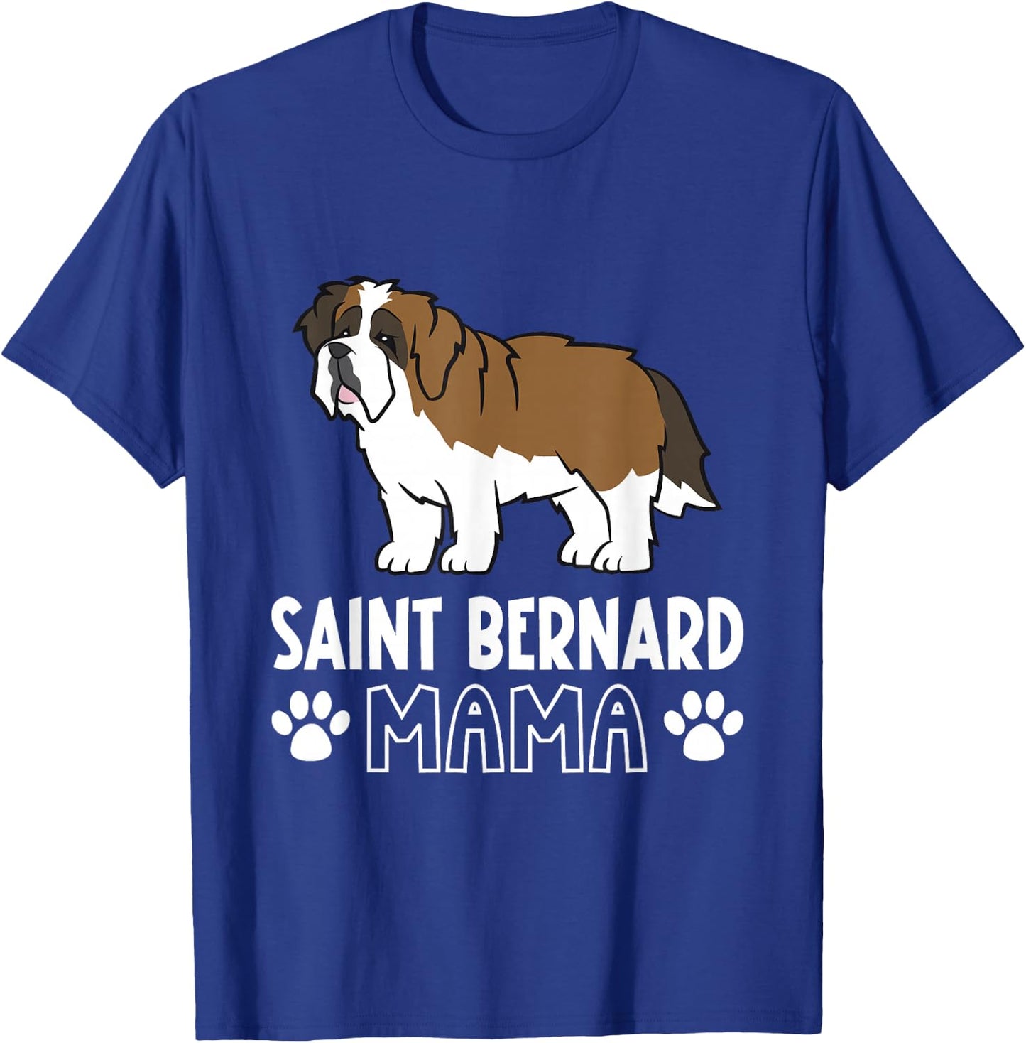 Saint Bernard Mama T-Shirt - T-Shirt | Royal