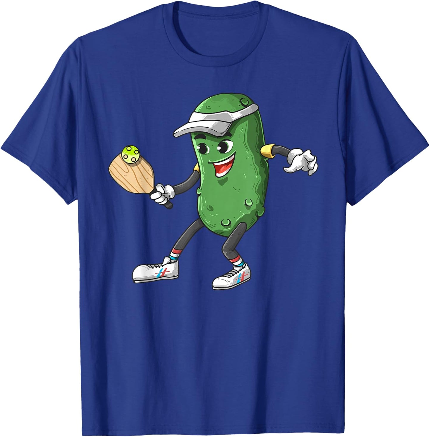 Pickleball Funny Sports Pickles Men Women Kids Gifts T-Shirt - T-Shirt | Royal