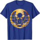 Scarab Beetle Retro Sunset Golden T-Shirt - T-Shirt | Royal