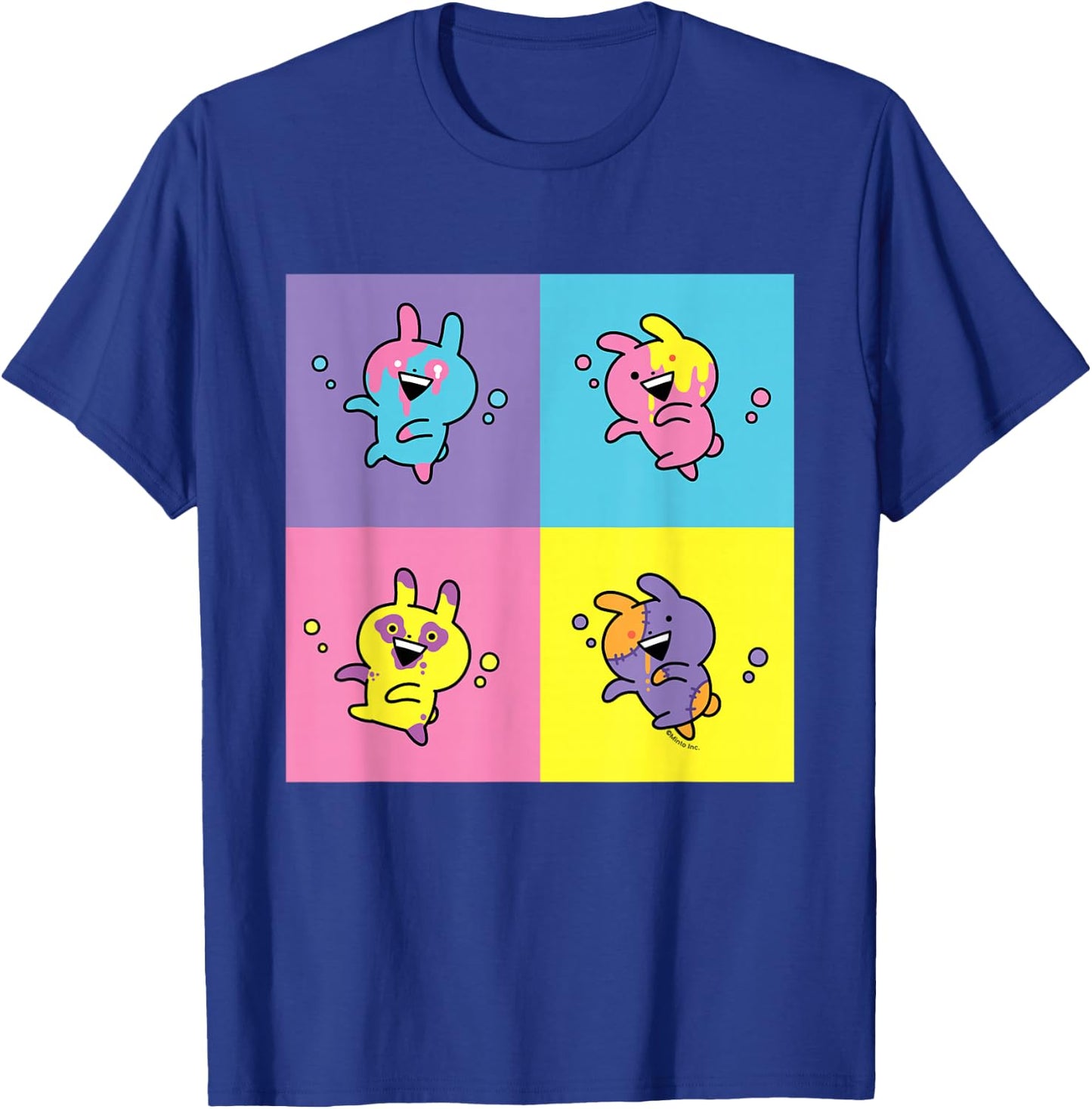 Usagyuuun Four Multicoloured Usagyuuuns T-Shirt - T-Shirt | Royal