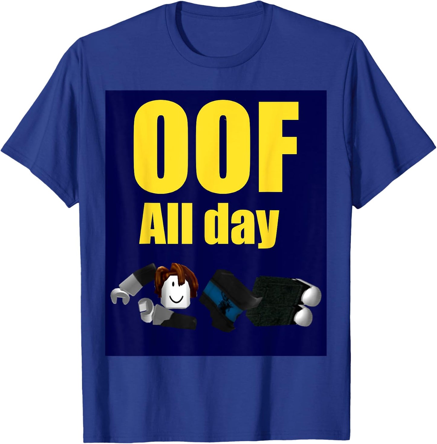 Bacon hair boy Oof all day design for pc vr & video gamers T-Shirt - T-Shirt | Royal