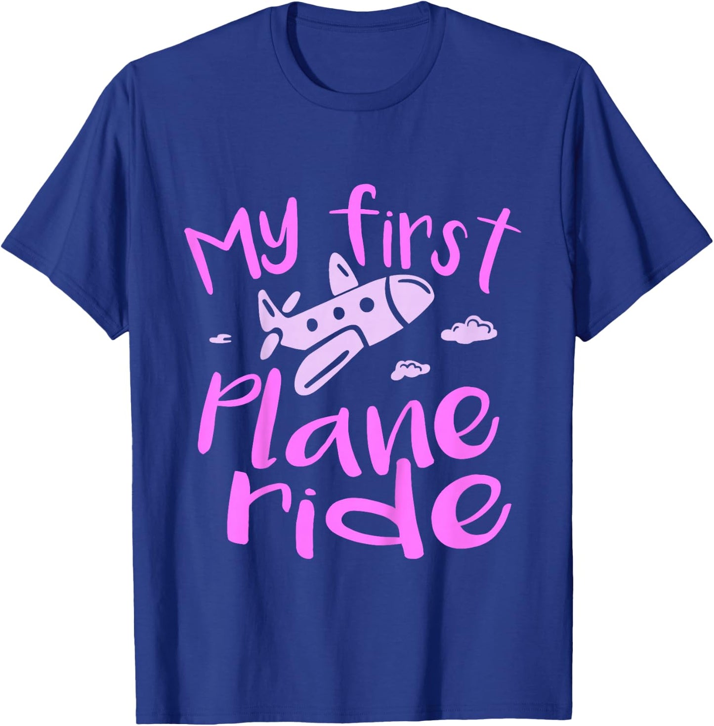 Kids My first plane ride girl T-Shirt - T-Shirt | Royal