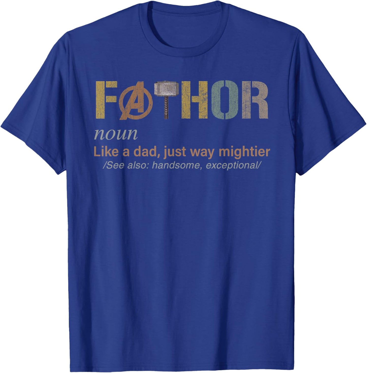 Fathor Shirt Funny Fathor Definition Funny Father's Day T-Shirt - T-Shirt | Royal