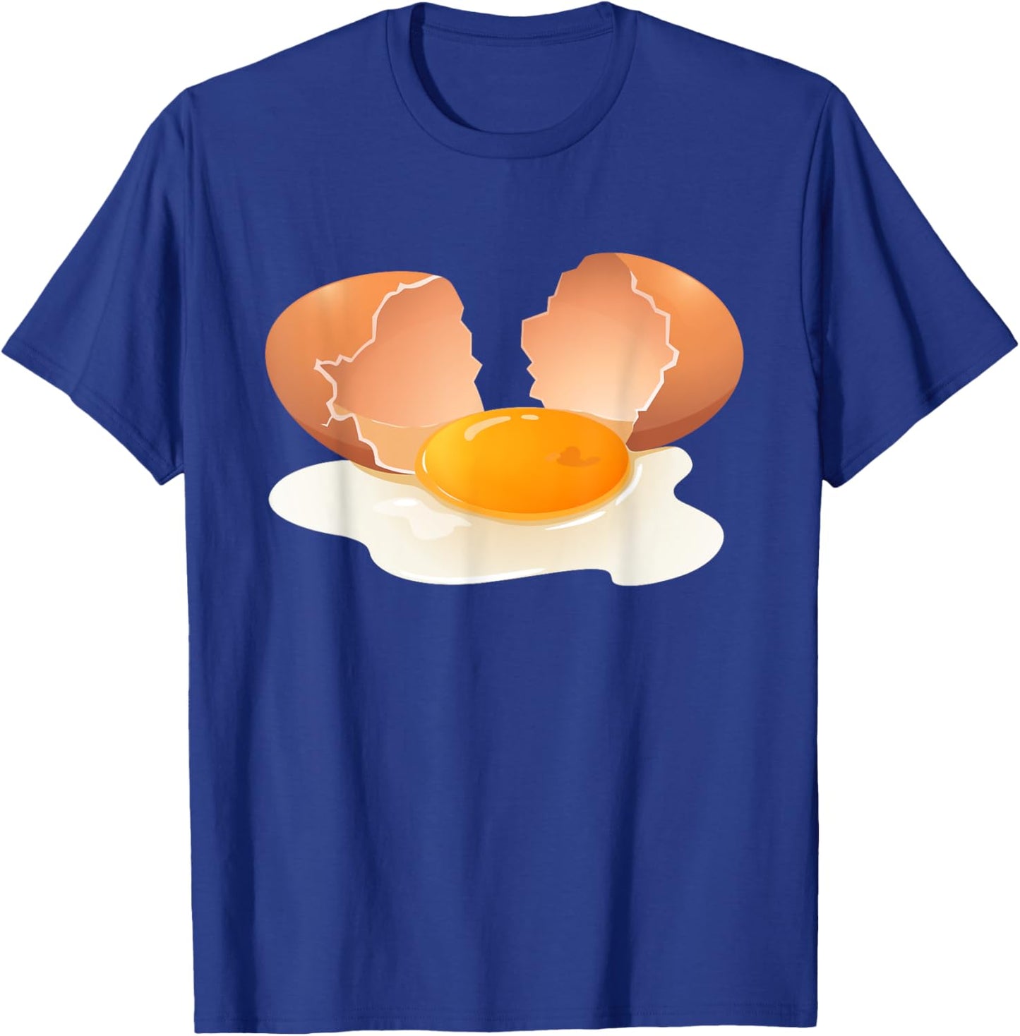 Egg Costume Broken egg Funny Christmas, Halloween Food Lover T-Shirt - T-Shirt | Royal