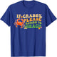 Funny If Crabby Please Return To Beach Groovy Design T-Shirt - T-Shirt | Royal