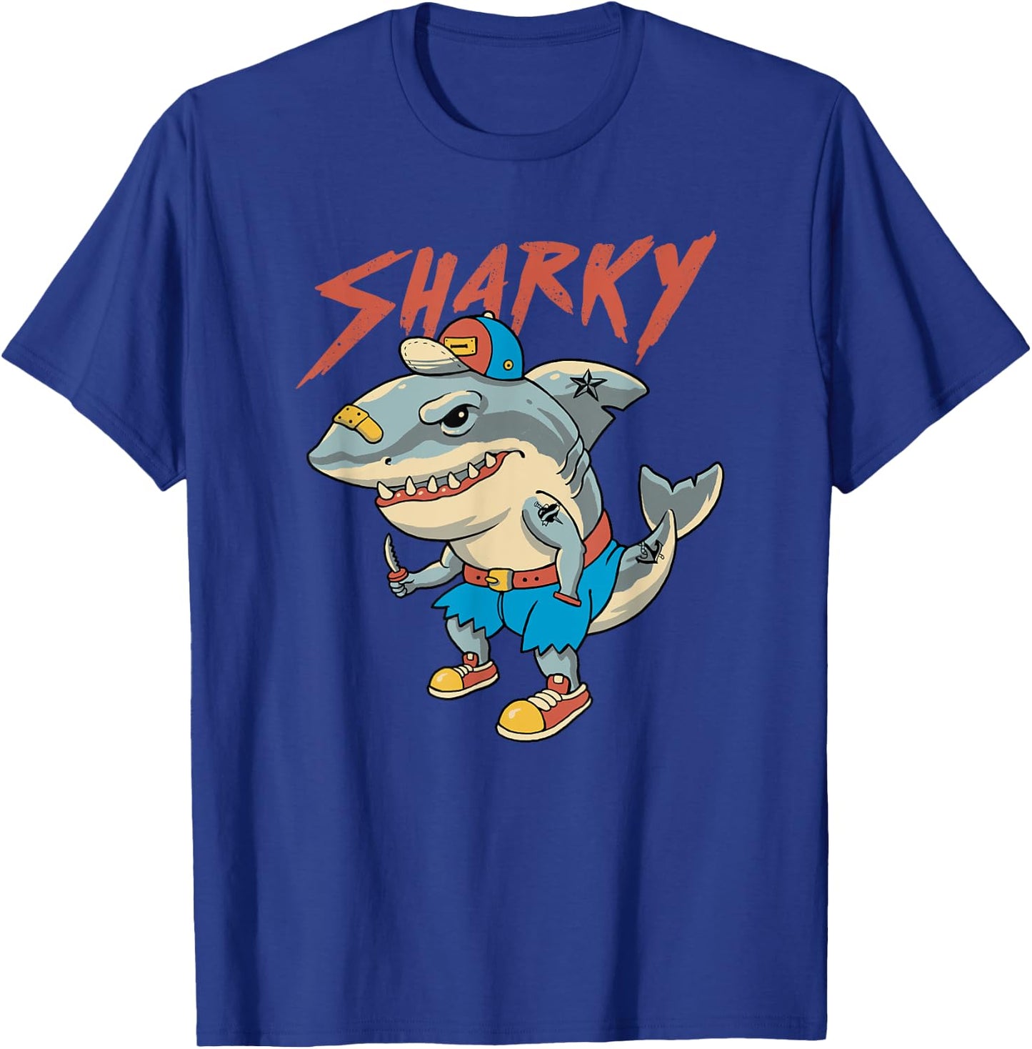 Sharky Boy T-Shirt - T-Shirt | Royal