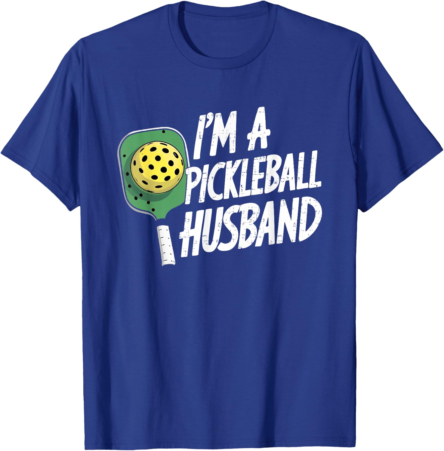 Funny I'm a Pickleball Husband Pickleball Players Wife Women T-Shirt - T-Shirt | Royal