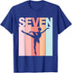 7th Birthday Ballet Dancer 7 Year Old Girl Ballerina T-Shirt - T-Shirt | Royal