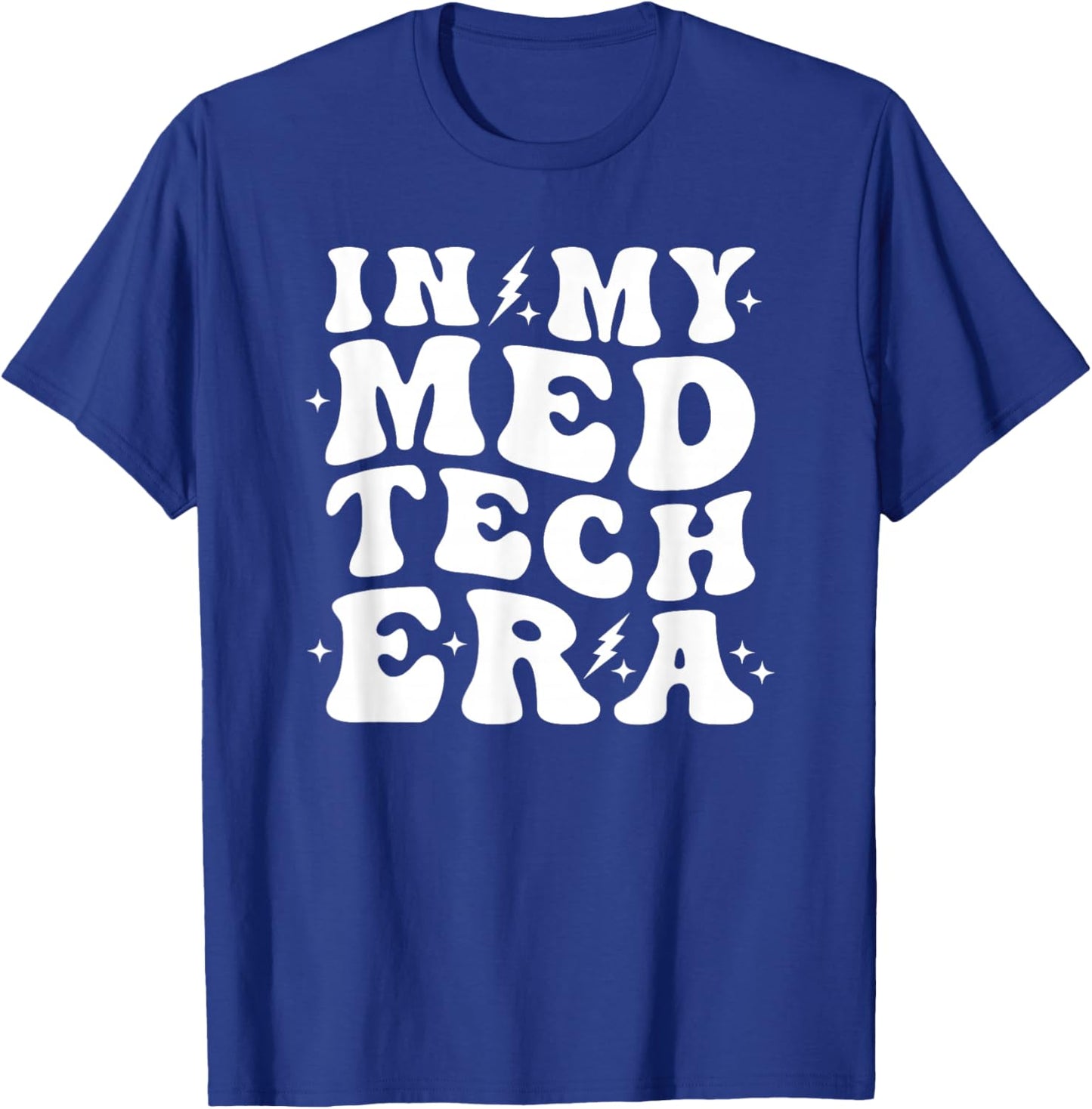 Med Tech Retro Groovy Healthcare Trendy Assisted Living T-Shirt - T-Shirt | Royal