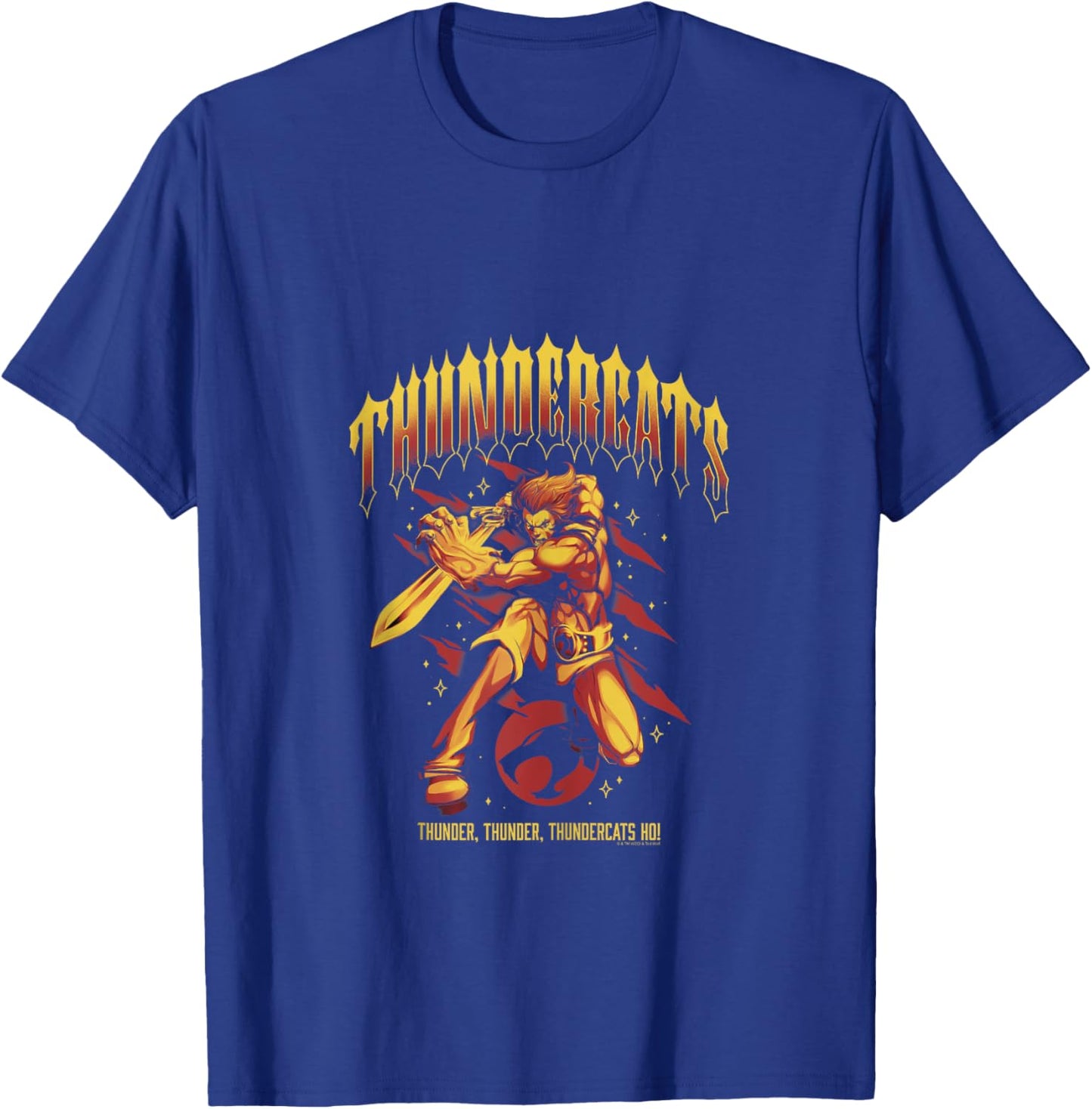 ThunderCats Thunder Thunder Thundercats Ho! Lion-O Retro T-Shirt - T-Shirt | Royal
