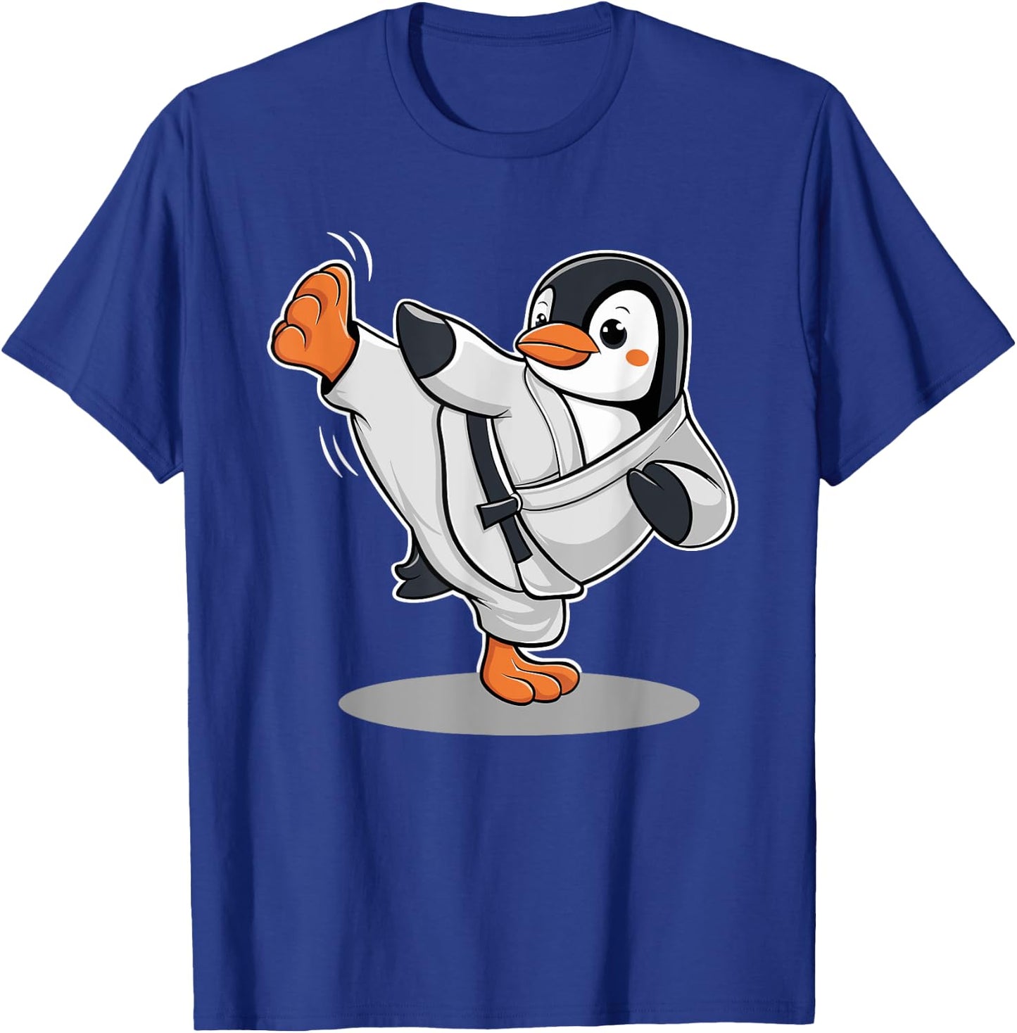Karate Penguin Martial Arts Judo Taekwondo Penguin T-Shirt - T-Shirt | Royal