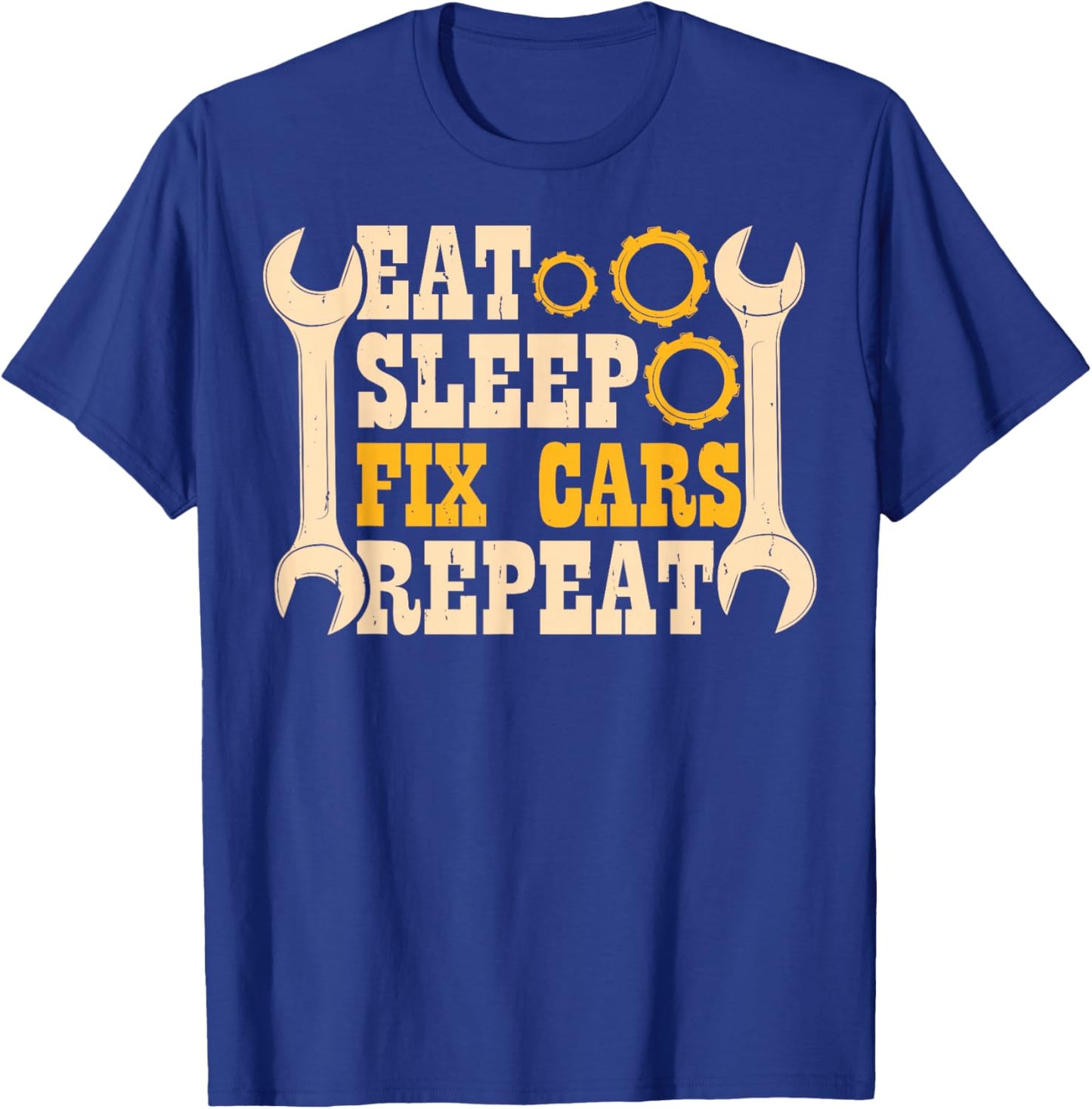 Essential Mechanic Tools for Car Enthusiasts T-Shirt - T-Shirt | Royal