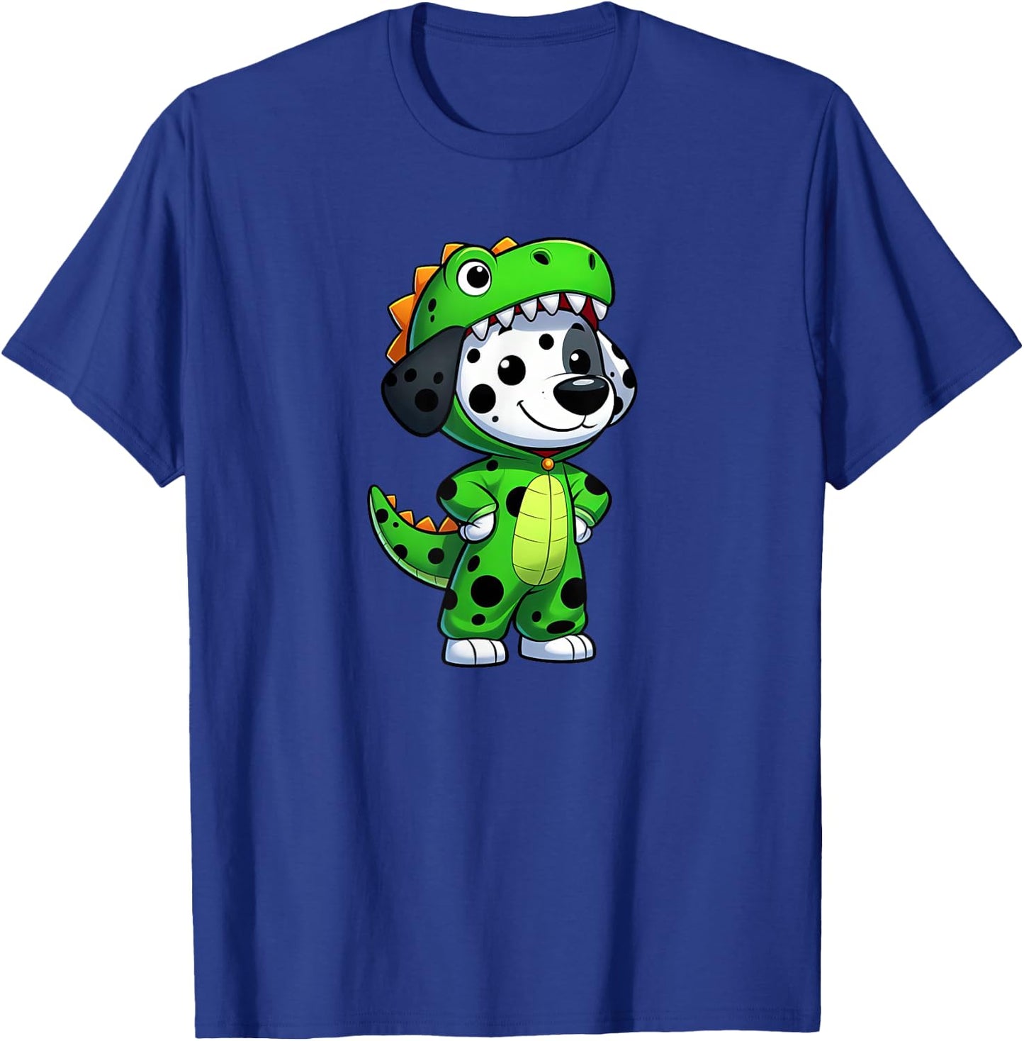 Dalmatian T-Rex Dinosaur Dog Funny Tyrannosaurus T-Shirt - T-Shirt | Royal