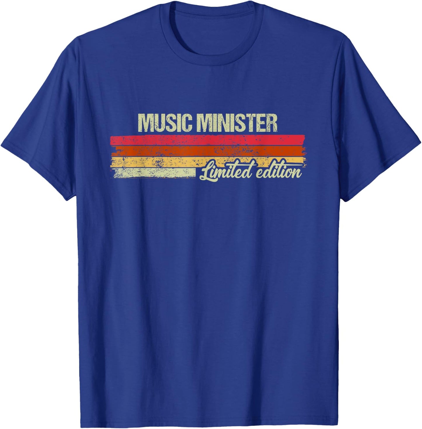 Vintage Music Minister Limited Edition T-Shirt - T-Shirt | Royal