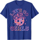 Let's Go Girls Disco Ball Western Country Southern Cowgirl T-Shirt - T-Shirt | Royal