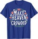 Make Heaven Crowded Floral T-Shirt - T-Shirt | Royal