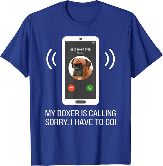 Funny Boxer Dog T-Shirt - T-Shirt | Royal